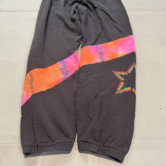 Lauren Moshi Y2K Grunge Sweatpant Women Gray Jogger Thunder Active Preppy-S-5115 - Picture 10 of 11